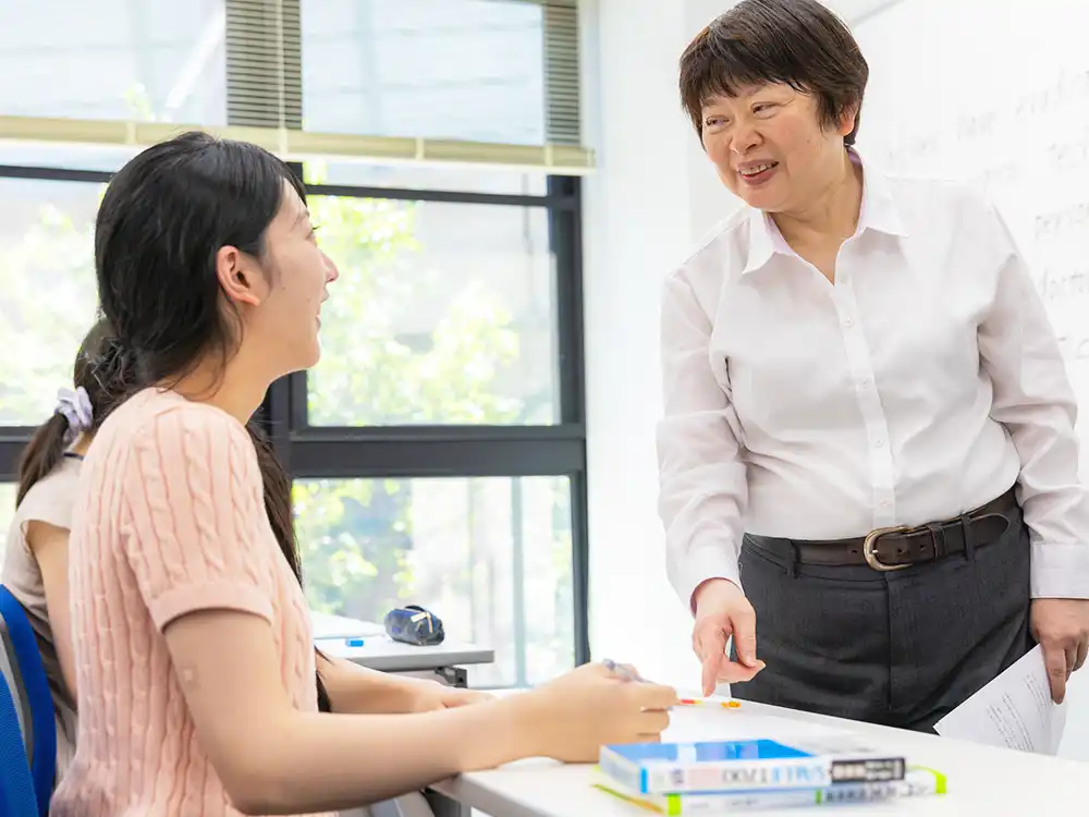 出願プランから願書指導まで、担任講師が個別対応。